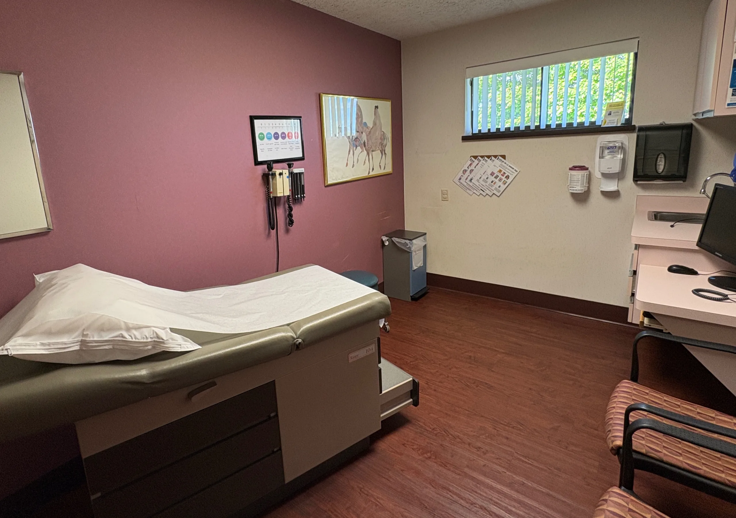 Watertown clinic exam room